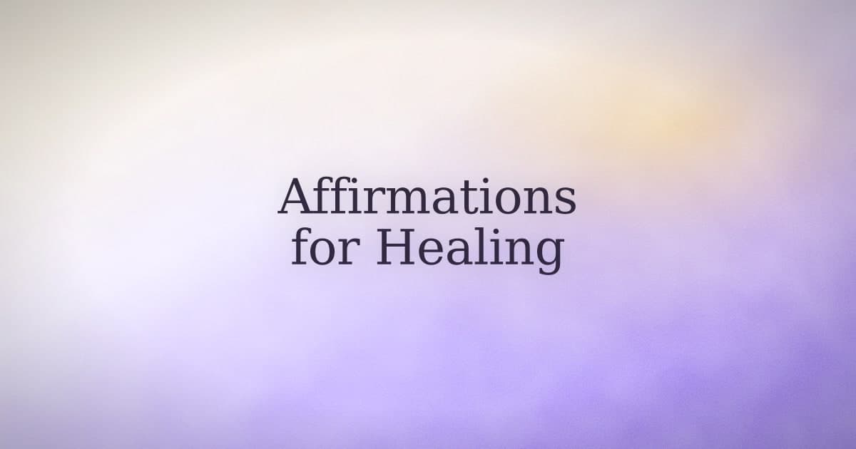 Affirmations for healing: the kind that don't ask you to pretend