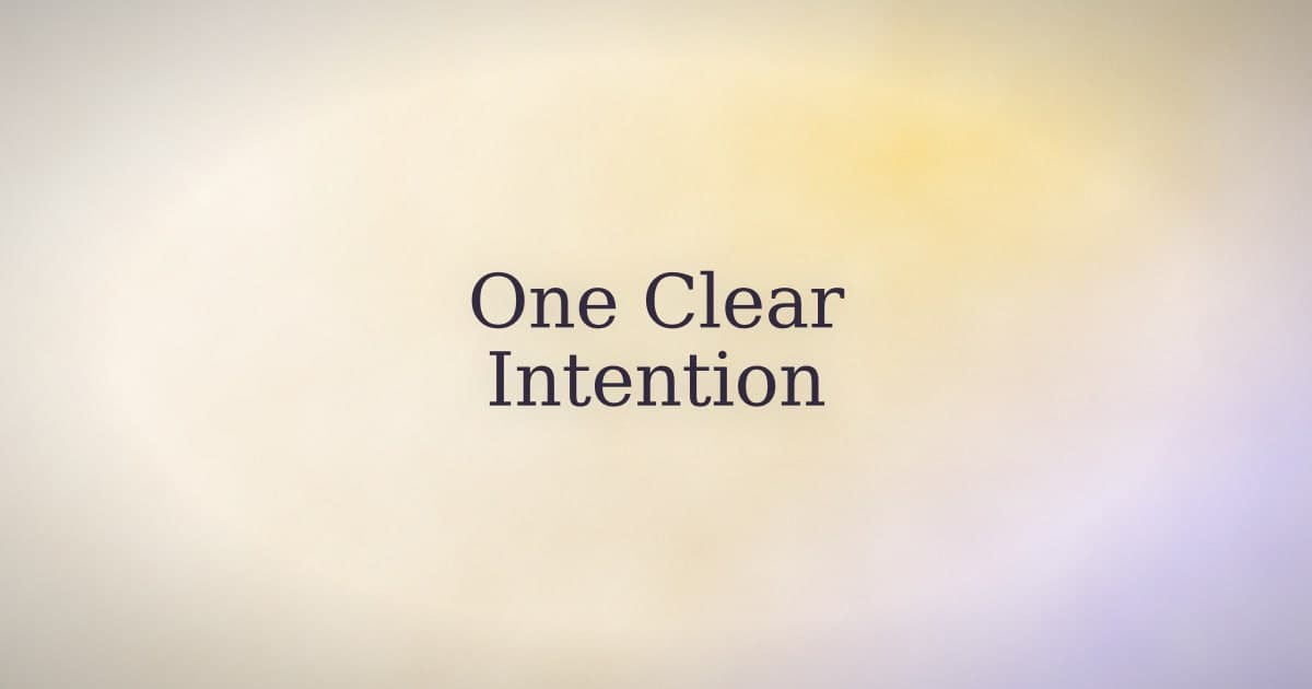 One sentence. The case for a single manifesting sentence.