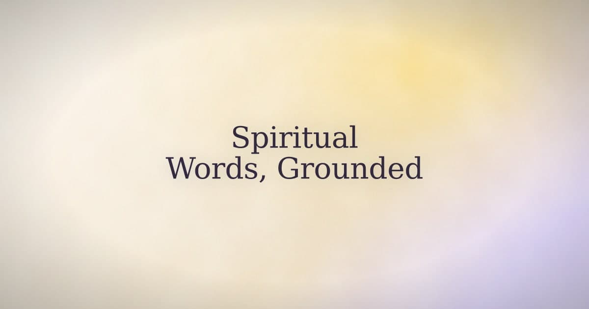 Spiritual affirmations for people who aren't sure what spiritual means
