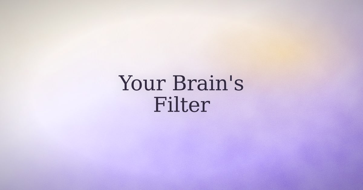 What your brain's reticular activating system actually does